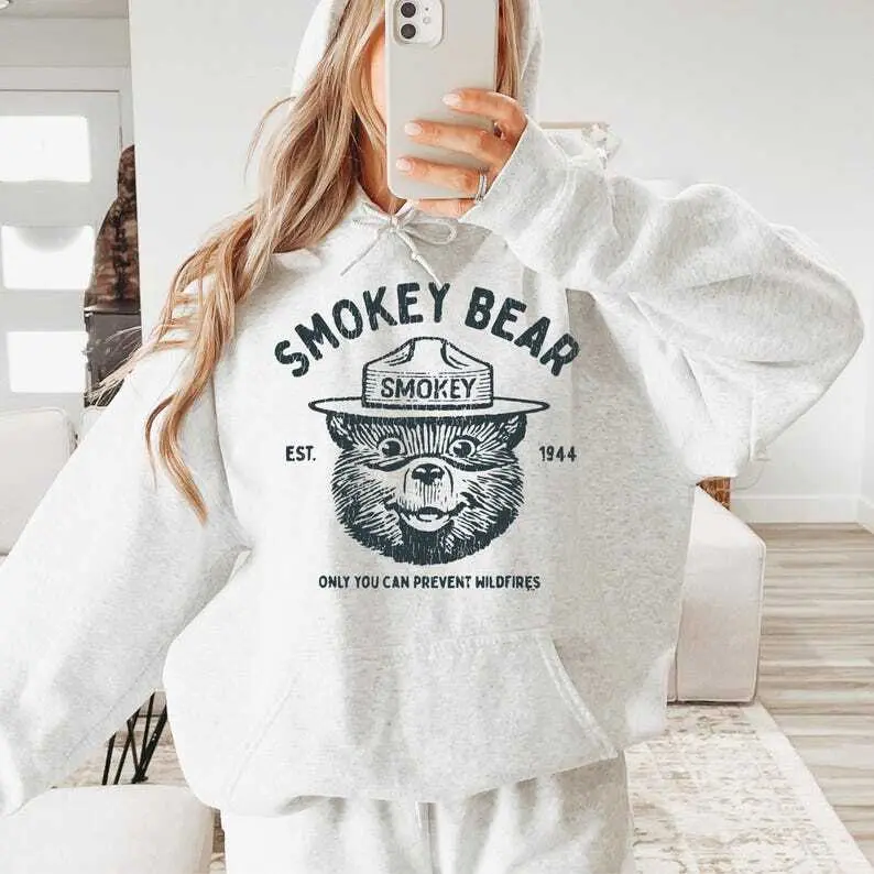 Smokey bear hoodie Smokey bear shirt popular Smokey the bear tee vintage Smokey shirt camping shirt 2025 prevent wildfires tshirt Smokeybear