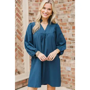 Above And Beyond Navy Shift Dress