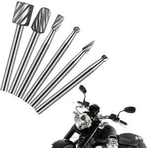 Professional High-Speed Steel Woodworking Rotary File Set, Small Grinding Head Electric Tool Accessories, Carpenter Grinding Trimming Carving Shaping