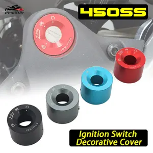 Ignition Lock Cover for CFMOTO 450SS Single-Sided Swingarm Key Hole Trim Ring Upgrade & Dust-Proof Accessory