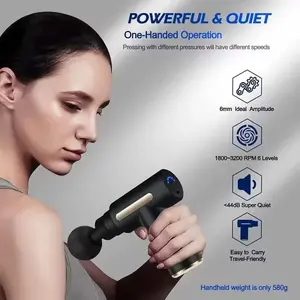 6 speeds Massage Gun Percussion Massager Deep Tissue Muscle Vibrating Relax Daily Relaxing