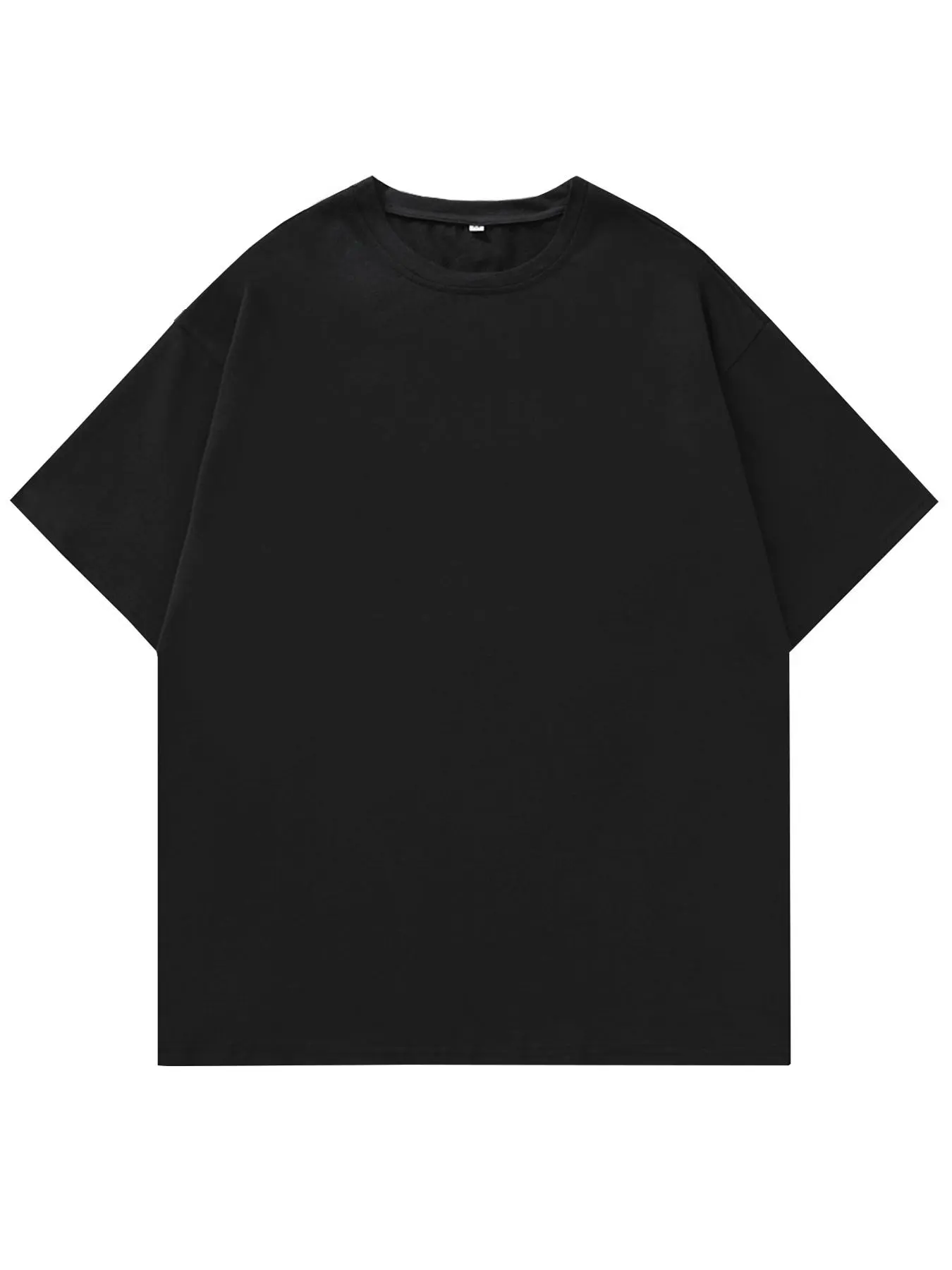 Men's Solid Plain Round Neck Tee, Regular Fit Casual Short Sleeve Crew Neck T-Shirt for Summer, Fashion Men's Top for Daily Wear, Casual Basic Tee, Menswear