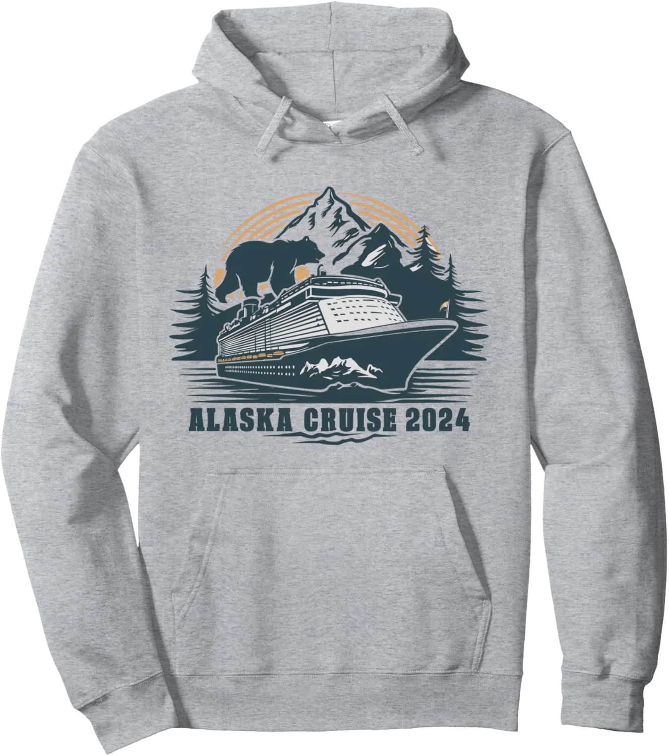 Matching Family Friends Group Alaskan Alaska Cruise 2024 Pullover Hoodie - Nicolekhach Shop 93B0D34XD49G
