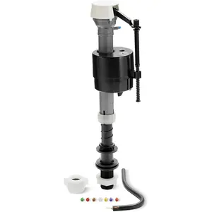 Silent Fill Toilet Valve Kit, Genuine Part GP1138930, Adjustable with Multiple Fill-Rate Inserts