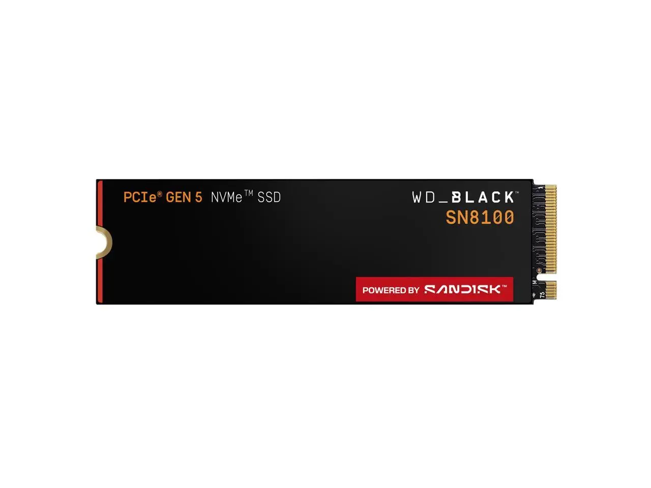 8TB* WD_BLACK™ SN8100 Gen 5 NVMe™ SSD WDS800T1X0M-00CMT0