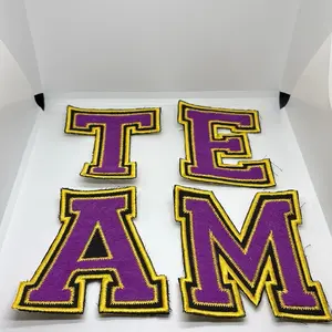 Custom Alphabet Embroidery Patches - Letters on Various Fabrics - Iron-On Backing Available - Unisex, Vintage, Everyday Use