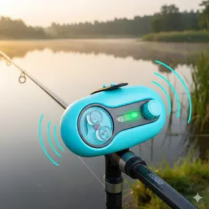 Electronic Bite Alert Fishing Light Night Fishing Buzzer Alarm High Sensitivity Anti False Alarm for Carp Fishing Tackle Accessory Battery Powered