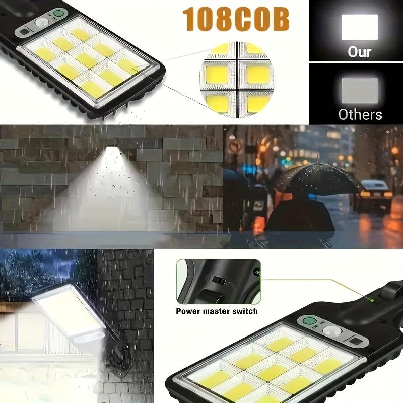 1pc/4pcs Solar Motion Wall Lights Outdoor, 3 Modes Security Lights No Wiring Needed, Du Rable Plastic Polished Finish for Garden, Path, Patio, Warehouse Safety Lighting, Solar Motion Lights, Pathway, Wallmounted Lights, Rechargeable Lights