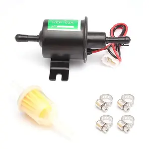 12V 24V Electric Fuel Pump Diesel Transfer Pump HEP-02A Low Pressure For Car [TS1]