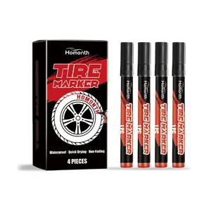 Homonth Car Tire Painting Pen Multi-Color Painting Lasting Creative Diy Paint Portable Painting Pen