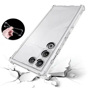 Zte Nubia Red Magic 11 Air 5g Case, Ultra-Thin Lightweight Transparent Silicone Tpu, Anti-Drop Corner Protection, Soft Matte Cover