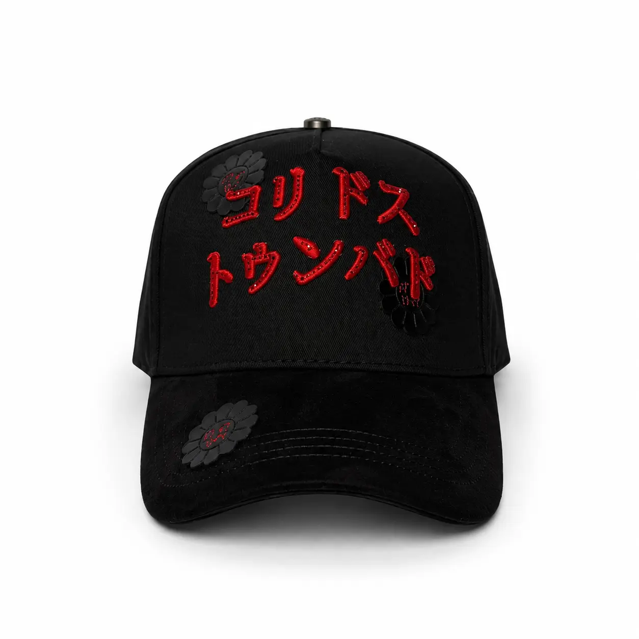 El Barbas Hats x CT "Murakami" - Black Snapback - Premium Streetwear Baseball Cap for Men & Women, Adjustable