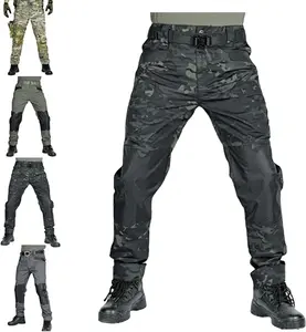 Men's 1-Pack Heavy Tactical Cargo Pants - Menswear, Camo, Rugged, Sturdy Construction, Practical - For Outdoor Enthusiasts, Work - Belt Not Included