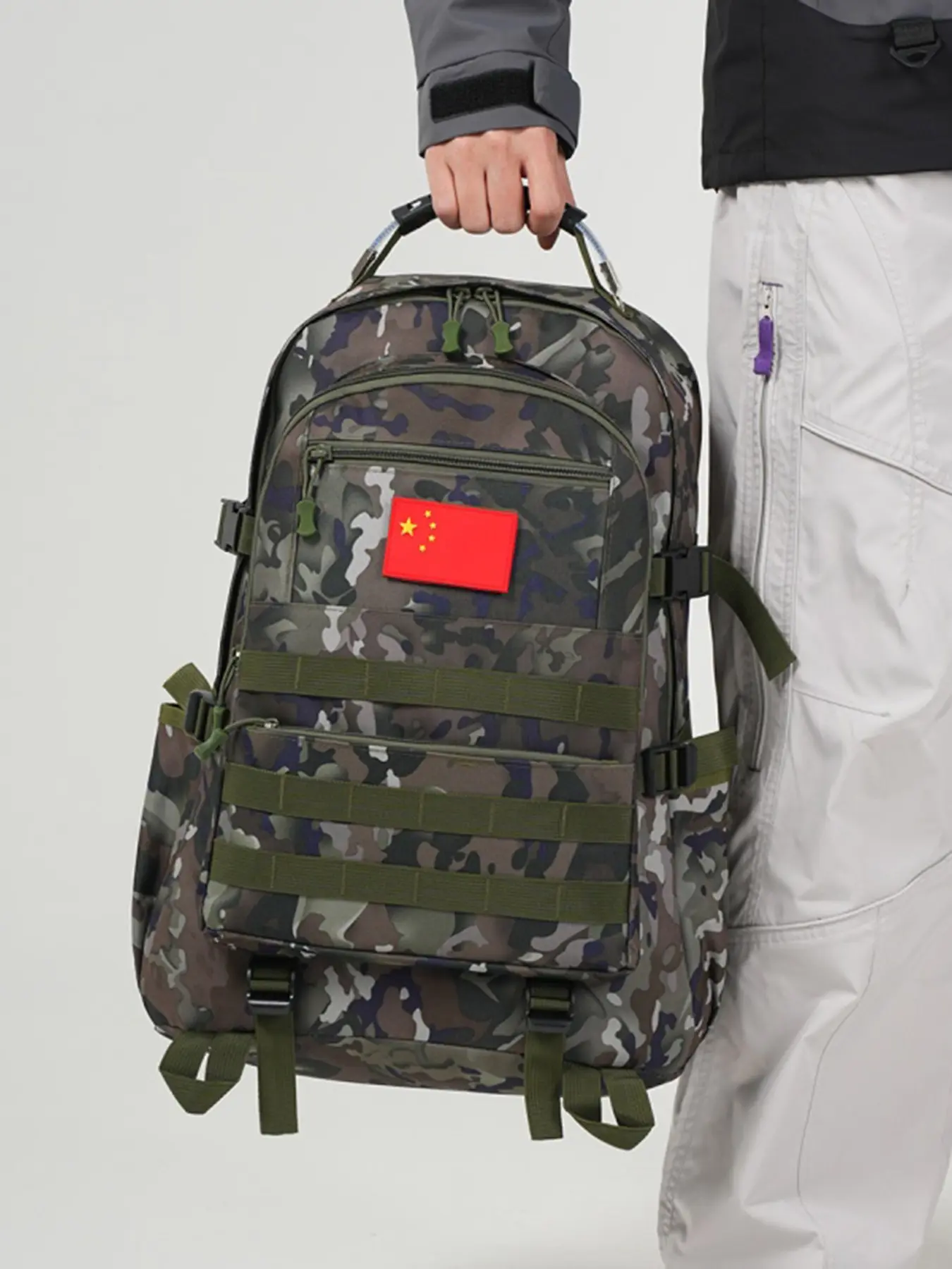 45L Outdoor Backpack for Men & Women, Laptop Daypack for Work & Gym, Ideal for Hiking & Fishing, All Seasons Casual Backbag
