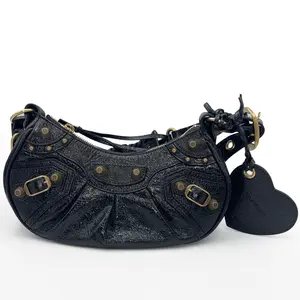 Balenciaga Le Cagole Shoulder Bag XS Arena Lamb | Iconic Studded Mini Statement
