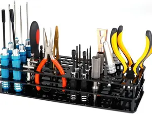"TODAY ONLY" Screwdriver Storage Rack Screwdriver Organizers for Hex Cross Screw Driver RC Tools Kit Organizers 63 Hole