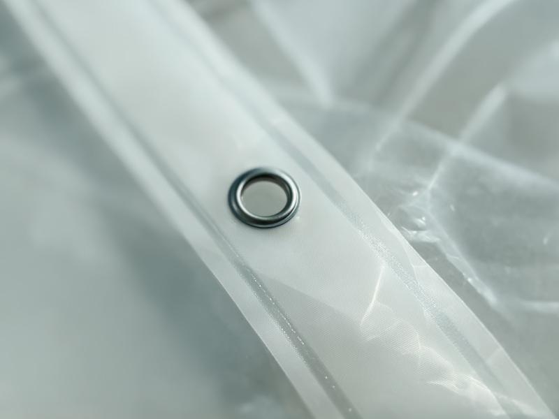 Plastic Shower Liner Clear - Premium PEVA Shower Curtain Liner with Rustproof Grommets and 3 Magnets, Waterproof Cute Lightweight Standard Size Bathroom Curtains - Clear