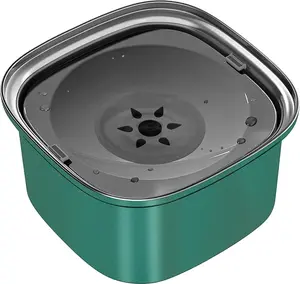 3L 101oz Stainless Steel Dog Water Bowl, No Spill Large Capacity Slow Water Feeder, Spill Proof Pet Travel Water Dispenser for Car