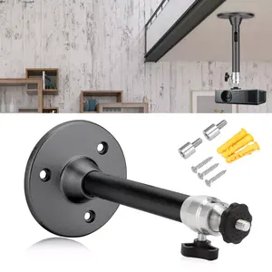 360° Rotatable Universal Wall & Ceiling Mount Stand for Mini Projectors, DVRs, and Cameras