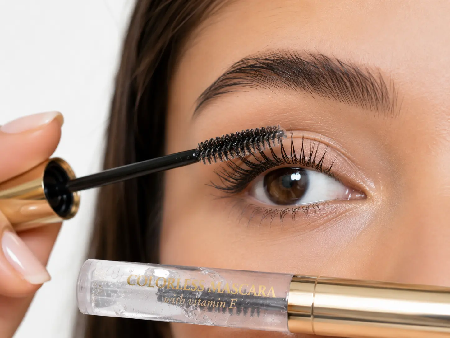 Clear Mascara And Eye Brow Gel Two In One Clear Brow Lash Gel With Vitamin E