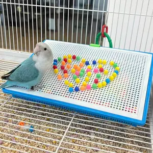 Parrot Chewing Toy, DIY Patterns for Bird Play, Prevents Depression, Teething Relief, Interactive Fun, Suitable for Small Parrots