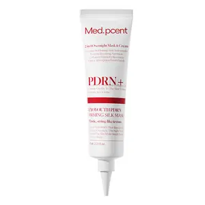 Med.pcent PDRN + Exosome Lifting Thread Overnight Mask | Firming & Anti-Aging Treatment for Wrinkles, Elasticity & Skin Repair | Collagen Thread Texture for Overnight Renewal | Korean Skincare | 65ml / 2.19 fl oz