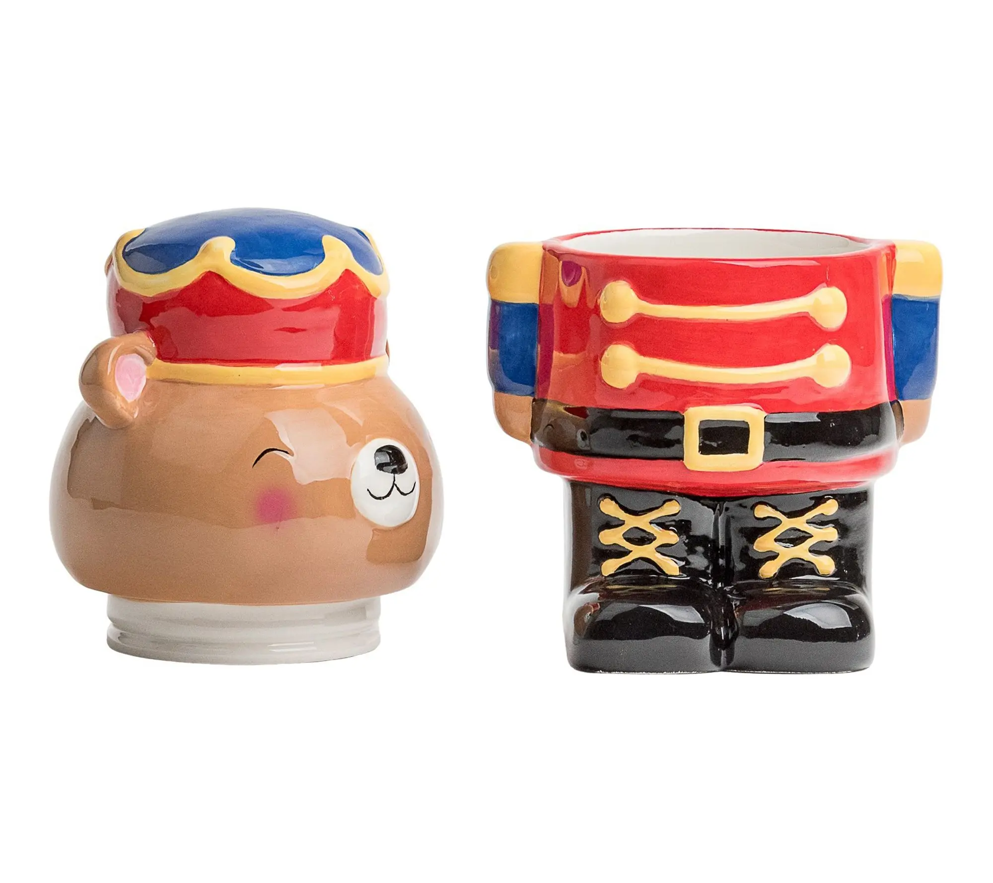 10 Strawberry Street Teddy Nutcracker Canister