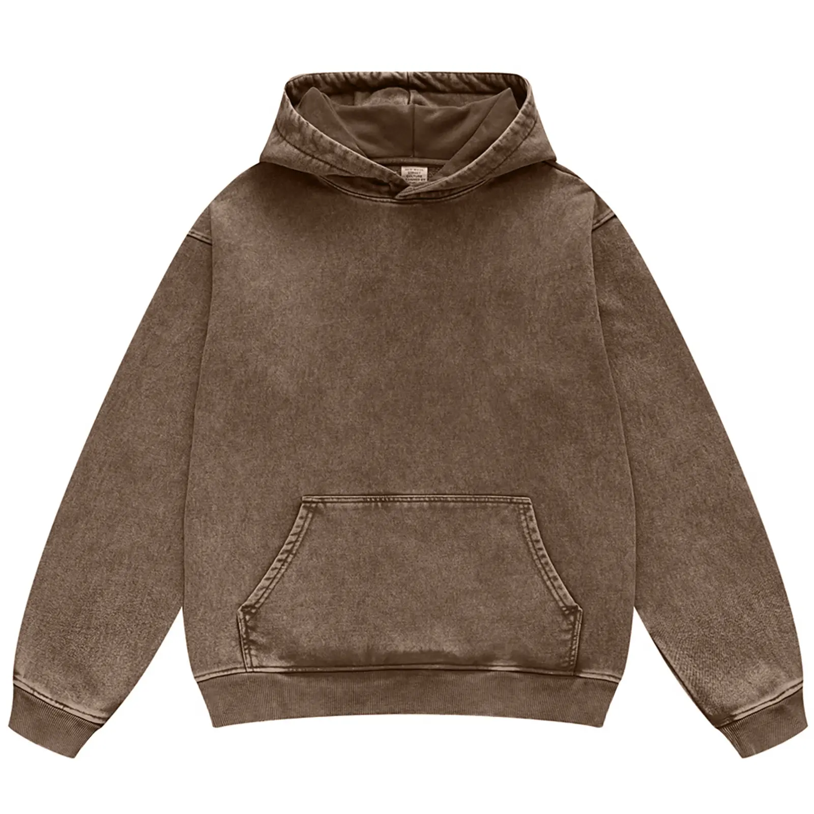 FAIABLE Sweatshirt With Vintage Women Oversized Hoodies Plush Cotton Long Sleeve Hooded Tops With Kangaroo Pocket for Unisex Casual Athletic Street Wear Hoodie Workout