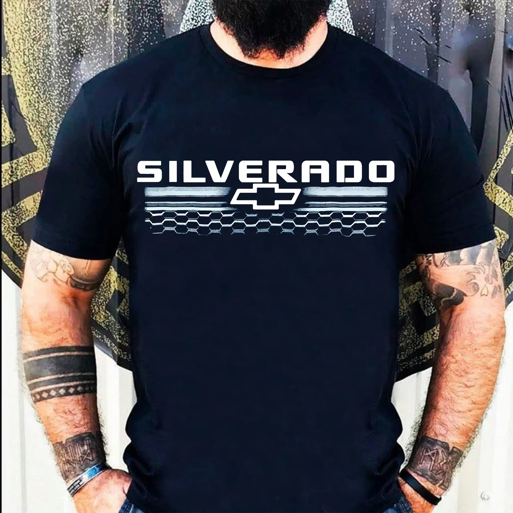 Chevy Silverado T-shirt, Silverado Tee, Classic Menswear, Casual Tshirt