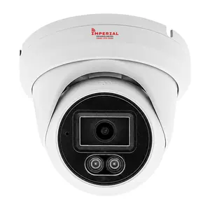 Imperial 4MP 2K PoE IP Security Camera Outdoor AI Human & Vehicle Detection Color Night Vision IP67