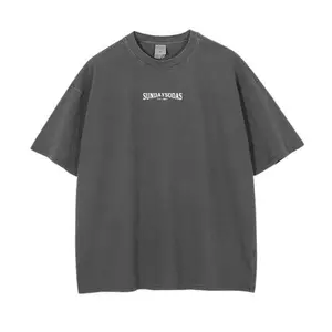 Black Sunday Essential Tee Casual Menswear T-Shirt Oversized Streetwear