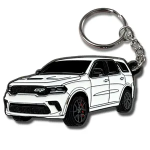 Dodge Durango SRT RT Keychain Accessories, Premium Car Key Fob for Dodge SUV Owners, For Durango Enthusiasts & Performance Vehicle Fans, Rugged Automotive Gift for Daily Carry