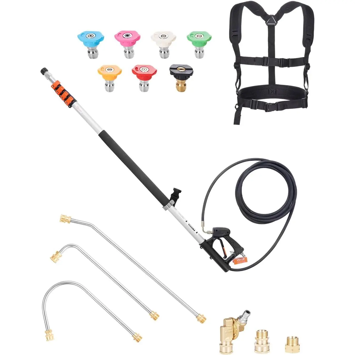 Spring new arrivals Pressure Washer Telescoping Wand, 24 ft, 4000 psi ...