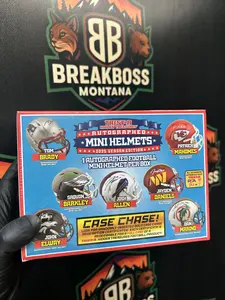 2025 Tristar Autographed Football Mini Helmets Season Edition