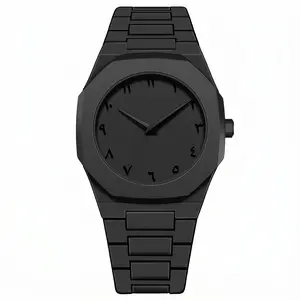 This watch belongs to high-end pure black minimalist watches (or exotic-style high street fashion watches). Suitable for: Ideal for high-end fashion styling, dark-style outfits, art exhibitions, upscale evening events, and everyday wear within designer ci