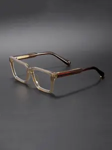 Classic Elegant Unisex Glasses Frame, Retro Thick Tr90 Material, Anti-Blue Light, Suitable for Driving, Cycling, Parties, Beaches