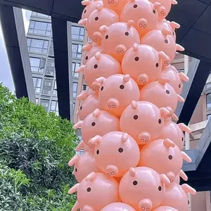 Cute Pig Inflatable Balloon Party, Adorable Animal Themed Decorations, Perfect for Kids Birthdays & Festive Events