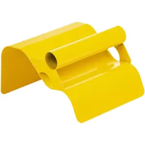Landscape Trowel Concrete Trowel Mortar Repair for Corner Edging Curb Tool Yellow Concrete Curbing Trowel