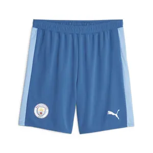 PUMA Mens Manchester City F.C. Cb Shorts Casual Bottoms Casual - Blue