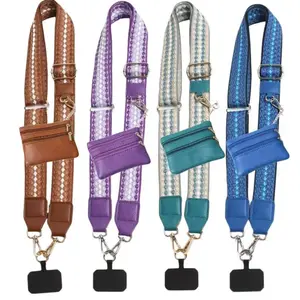 Retro-Style Phone Strap & Backpack Strap, Adjustable Multi-Functional Design, Wallet Compartment Included, Perfect Gift Idea, Crossbody Phone Strap