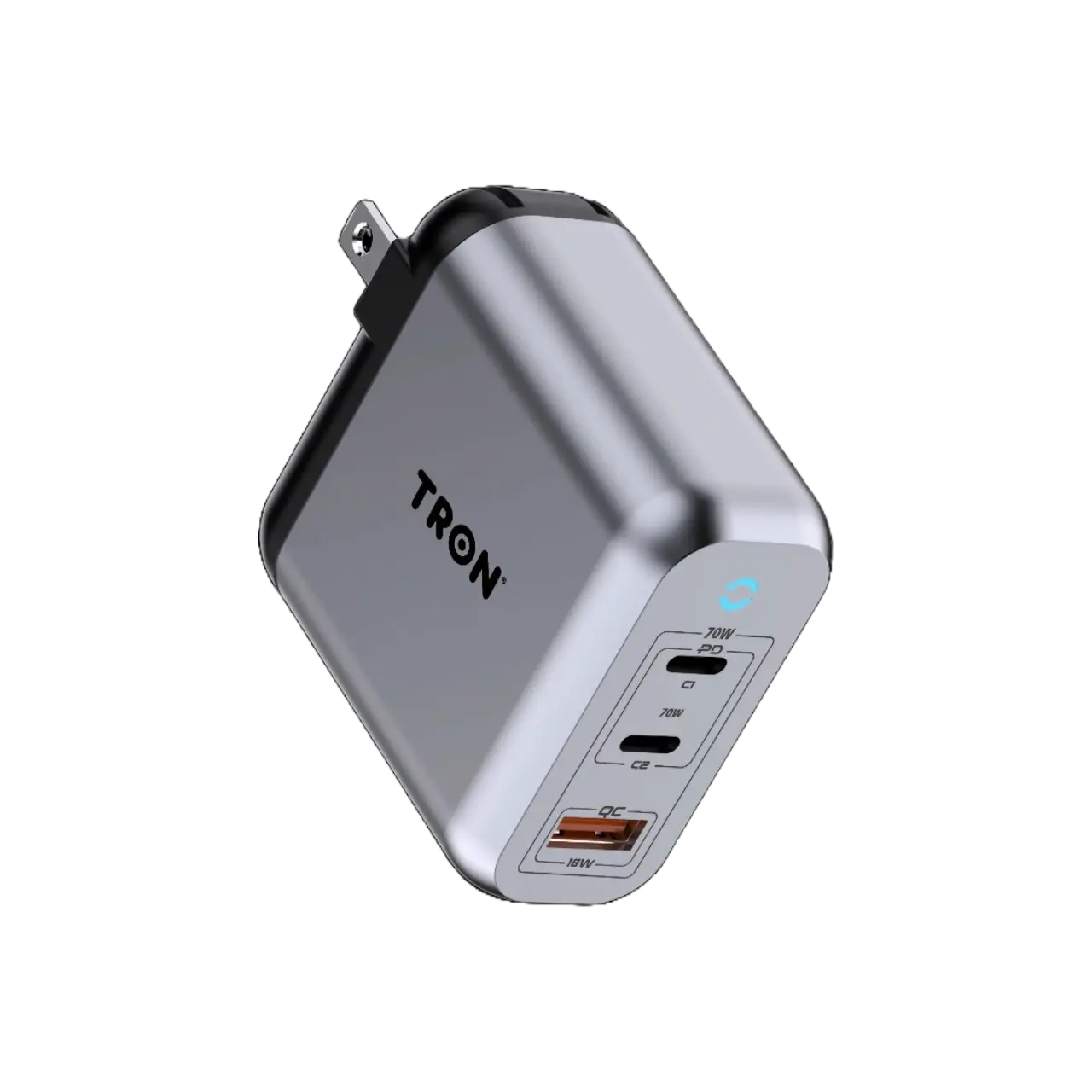 70W GaN Power Adapter | Multi-Port USB-C + USB-A | Laptop Fast Charging