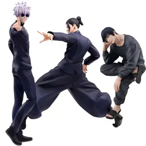 JJK Anime Figure Geto Suguru Fushiguro Toji Gojo Satou doll Combat pose style action figure Model Desktop Ornament Birthday Gift