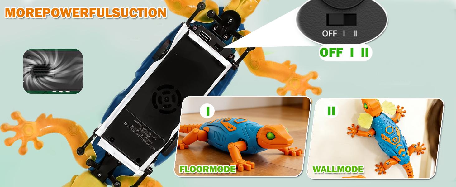 Remote Control Wall Climbing Gecko: Gravity Defying RC Lizard Toy for Kids - Type-C Rechargeable, 30-Min Playtime Realistic S-Shaped Walking Prank Animal for Boys Age 4-12 Birthday Gift (Orange) Remote Control Wall Climbing Gecko: Gravity Defying RC Lizard Toy for Kids - Type-C Rechargeable, 30-Min Playtime Realistic S-Shaped Walking Prank Animal for Boys Age 4-12 Birthday Gift (Orange)