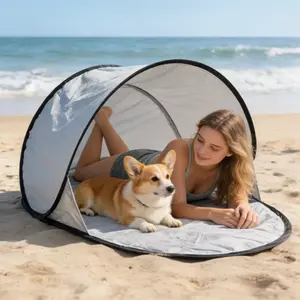 New Single Person Pop Up Camping Tent | Instant Setup Sunshade Beach Tent | Portable Automatic Tent with Carry Bag