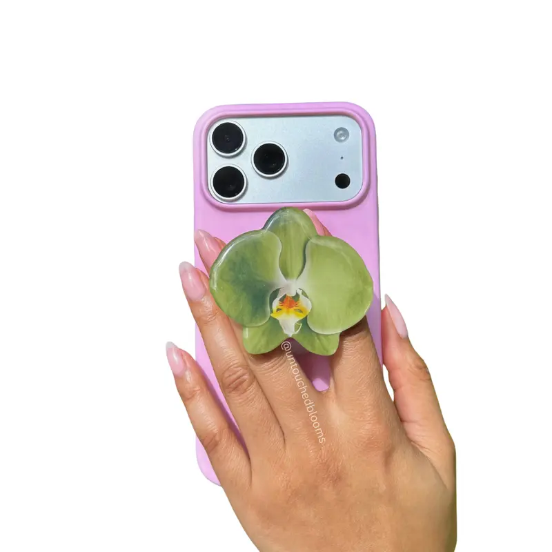 Matcha Orchid Magsafe Phonegrip Handmade