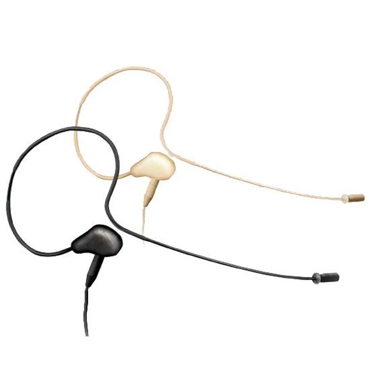 JTS CM-8015 Sub-Miniature Omni-Directional Single Ear Headset Microphone, 50Hz-18kHz, Black