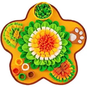 Dog Snuffle Mat Slow Feeder Toy – Interactive Treat Puzzle for Dogs, Reduce Anxiety & Boredom, Mental Stimulation Training Mat for Small Medium Dogs