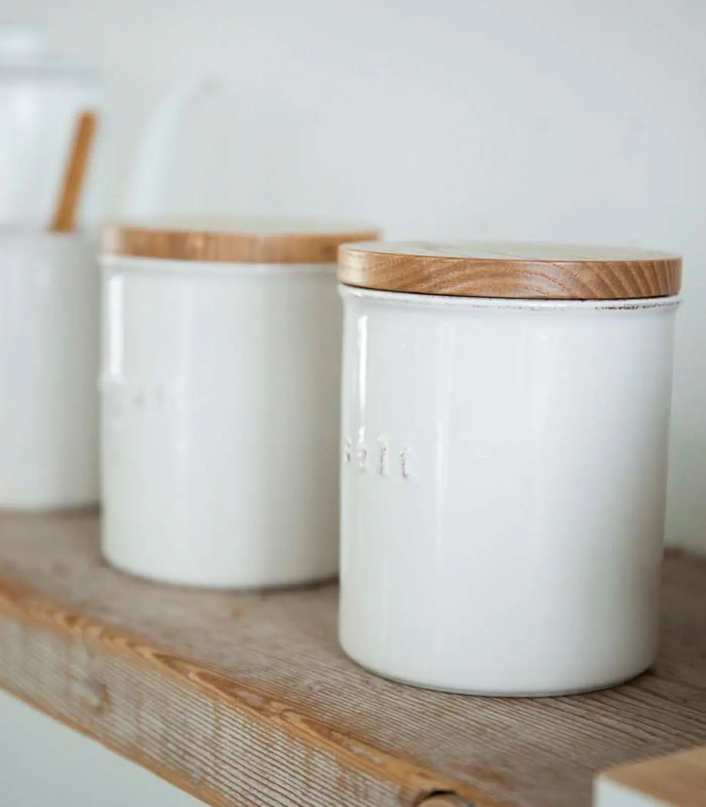 Kitchen Ceramic Coffee and Sugar Canisters Set of 2, for Coffee Station Preserving Containers