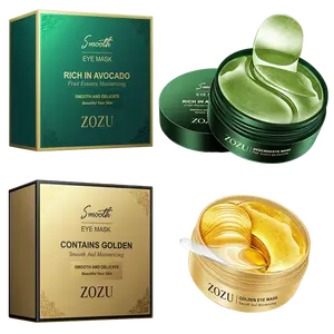 Avocado and Golden Moisturizing Eye bagMask, Under Eye Mask, Hydrating Comfort Eye Care Product for Dark Eye Bags, Skin Care Gift