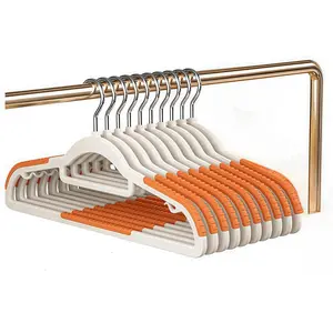 Anti-slip Hanger, 20pcs/set Durable No Trace Multifunctional Clothes Hanger, Clothes Drying Rack, Home Organizer for Bedroom, Bathroom, Hotel, Travel, Home, Hanging